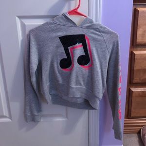 cropped sweatshirt